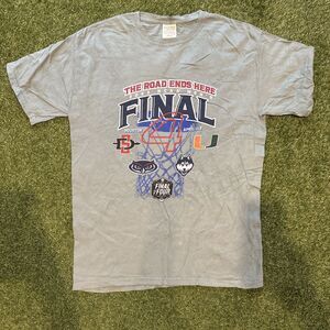 NCAA 2023 Final 4 UConn Huskies Sam Diego State Aztecs Green T Shirt Mens Medium